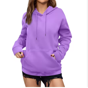 Sudadera con capucha de mujer de venta caliente en diseño de impresión informal transpirable multicolor estilo europeo americano fabricado en Bangladesh - Product Image 1