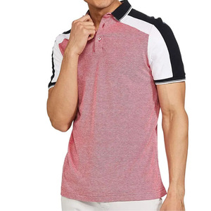 2025โปโลผู้ชายระบายอากาศลายทางคอเสื้อแฟชั่นทำจากปากีสถาน - Product Image 1