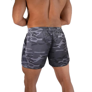 2025 hommes qualité supérieure séchage rapide course Shorts de sport été Stretch extérieur plage Streetwear motif solide - Product Image 2