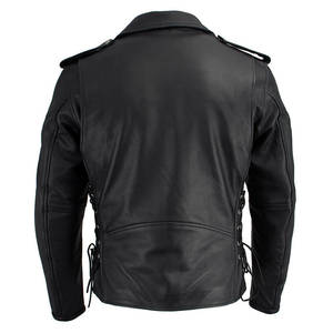Motocicleta Tughluk y chaquetas de cuero personalizadas para todas las estaciones, abrigo corto ajustado a la moda, chaqueta para motocicleta - Product Image 5