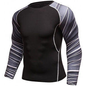 <b>Rashguard</b>/ <b>Rashguard</b> Mma Rash Guard Long Sleeves Digital Sublimation Printed Sportswear for Unisex with Customized logo - Product Image 1