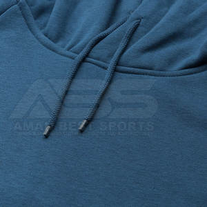 Vente en gros d'usine 2025 – Nouveaux sweats à capuche décontractés pour hommes en 100 % coton avec broderie de logo personnalisée et poche, haute qualité - Product Image 6