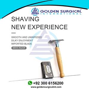 Maquinilla de Afeitar de Seguridad de Doble Filo con Mango de Madera y 10 Cuchillas, Maquinilla de Afeitar de Doble Filo para Hombre - Product Image 6