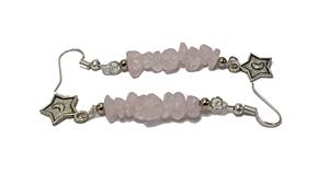 Chip Rose Quartz Earring Chips Beads Healing Moonstar Gemstone <b>Crystal</b> Fashion <b>Jewelry</b> Earrings Set <b>Jewelry</b> for Women Wholesaler - Product Image 6