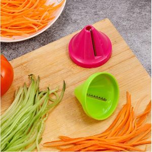 Affettatrice ecologica per verdure a Spiralizer divertente Gadget da cucina per il taglio di carote ravanelli a brandello di Rose affettatrice mandolina a spirale - Product Image 5