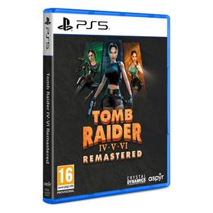 Tarjetas Coleccionables del Videojuego Tomb Raider IV V VI Remastered para PlayStation 5, PEGI 16+, Modelo SWP51249 - Product Image 1