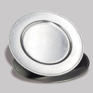 แผ่นที่ชาร์จโลหะสีทองเป็นมิตรกับสิ่งแวดล้อม100ชิ้นดีไซน์หรูหราสำหรับงานแต่งงานงานเฉลิมฉลองทำจากสเตนเลสสตีลไร้กาลเวลา - Product Image 6