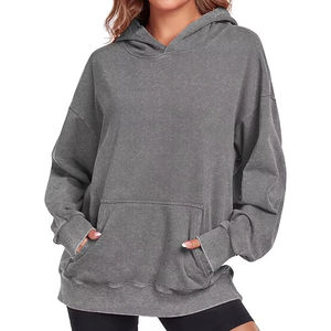 เสื้อฮู้ดซักกรดของผู้หญิงเสื้อมีเชือกผูกแบบสวมหัวผ้าฟลีซระบายอากาศได้ดีเป็นมิตรกับสิ่งแวดล้อมปรับสีได้ - Product Image 6