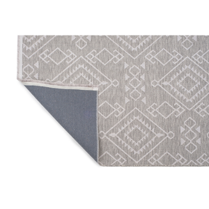 Alfombra gris de chenilla tejida a rayas, lavable, de 7 mm, poliéster y algodón, antideslizante, Turquía, venta al por mayor, tamaño personalizado, OEM, ODM, marca privada - Product Image 4