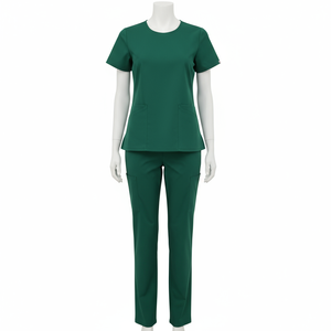 Fashion Workwear Stylish Women Hospital Uniform Nurse <b>Scrub</b> <b>Set</b> Hospital <b>Scrubs</b> Uniform Medical <b>Sets</b> In Exclusive Designs - Product Image 1