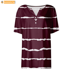 Panel lateral de malla transpirable para mujer, blusa con cuencos para césped, uniforme, Polo, cuello redondo clásico, cuencos para césped, blusa, uniforme - Product Image 4