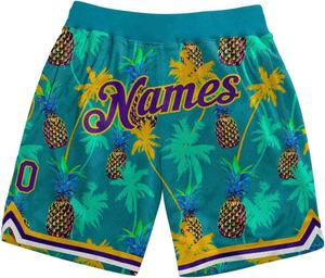 Pantalones cortos de malla de baloncesto por sublimación personalizados para hombre Prendas de abrigo de verano Pantalones cortos de baloncesto de malla sublimada Precio razonable OEM - Product Image 3