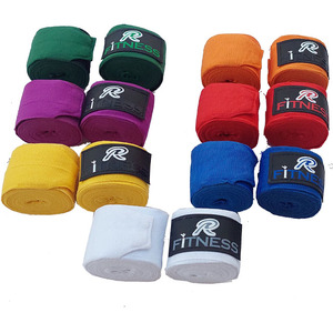 Bandages de boxe en coton RC Fitness Wear MMA - Fermeture auto-agrippante personnalisée antidérapante, gants d'entraînement légers pour adultes - Product Image 2