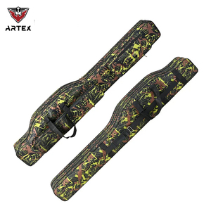 กระเป๋าใส่คันเบ็ดลายพรางขนาด 130 ซม./150 ซม. สำหรับการเดินทางกลางแจ้ง - กระเป๋าตกปลาทะเลแบบสองชั้น พับเก็บได้ กว้างขวาง กันน้ำ และทนทาน - Product Image 3