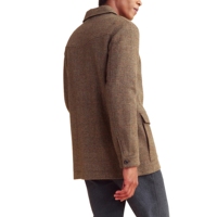 Manteau long en laine mélangée pour homme, chaud pour l'hiver, écologique, séchage rapide, qualité supérieure, coupe classique ajustée, élégant, boutonné