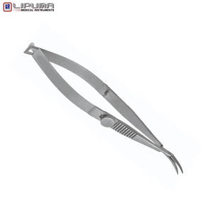 TROUTMAN CASTROVIEJO Ciseaux Cornéoscléraux Verrouillage Manuel Acier Inoxydable Lames Moyennes Angle Gauche 4 1/4 Pouces Chirurgical - Product Image 6