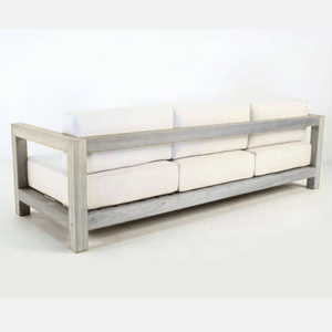 โซฟาไม้สักพร้อมเบาะดีไซน์ทันสมัยโครงเฟอร์นิเจอร์ทนทานราคาไม่แพง - Product Image 2