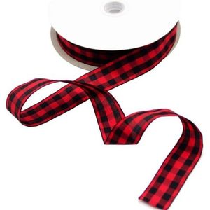 50 iarde di natale bufalo Plaid nastro in tela materiale 25 Yard X 2 rotoli - Product Image 6