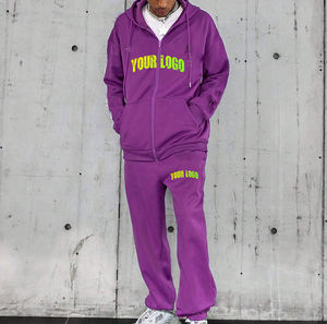 Conjunto Deportivo de 2 Piezas, Chaqueta y Pantalón de Chándal Personalizado de Alta Calidad, Estilo Urbano, Reflectante, para Hombre, Novedad 2026 - Product Image 3