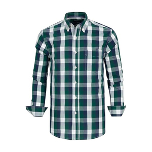 Camisa de franela informal con botones para hombre, Camisa de franela antiarrugas de algodón 100% de calidad Premium de manga larga para hombre - Product Image 3