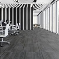 Dalles de moquette en nylon robustes 50x50, résistantes à l'usure pour usage intensif, teintes en masse, isolation acoustique
