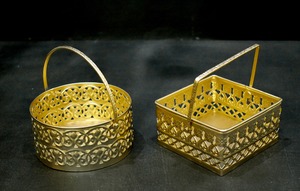 PANIER EN FIL DE FER ROND EN MÉTAL CUISINE PANIER EN FIL MÉTALLIQUE DÉCORATIF DE CUISINE PANIER DE FRUITS À BAS PRIX - Product Image 5