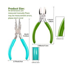 Juego de alicates de acero inoxidable Certificado CE Mahersi de 6 pulgadas para fabricación de joyas y manualidades, base de instrumentos quirúrgicos - Product Image 3