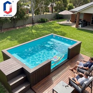 Piscina Prefabricada Personalizada en Contenedor, Piscina de Acrílico y Vidrio con Sistema de Filtración de Agua para Proyectos de Hoteles y Resorts - Product Image 2
