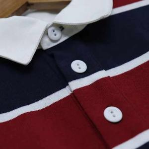 เสื้อรักบี้ทีมสำหรับทุกเพศเสื้อกีฬาแขนยาวแบบออกแบบได้สำหรับผู้ชายและผู้หญิงเสื้อโปโลแบบมีลายทางน้ำหนักมากสำหรับ B15 - Product Image 5