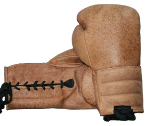 Venta al por mayor de guantes de boxeo de entrenamiento profesional diseño de logotipo personalizado con empuñaduras de cuero para Kick Boxing y Muay Thai - Product Image 1