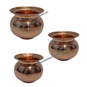 Lota Kalash ทองแดงคุณภาพดีที่สุดสำหรับ pooja ที่บ้านสำนักงานวัดและงานแต่งงานใช้สำหรับทุกเทศกาลในราคาที่ดี - Product Image 1