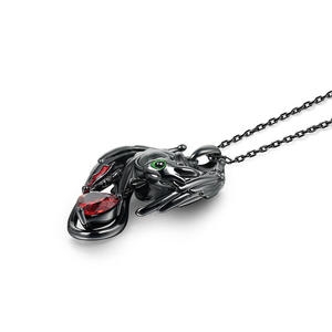 จี้สร้อยคอแฟชั่นเงินแท้รูปมังกรฉายภาพถ่ายส่วนตัว Jeulia - Product Image 3