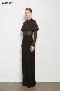 Gabardina de cuero Leo fácil de usar, ropa de moda suave y lisa, longitud de 122 cm cada una en bolsa de polietileno, fabricante de Vietnam - Product Image 4