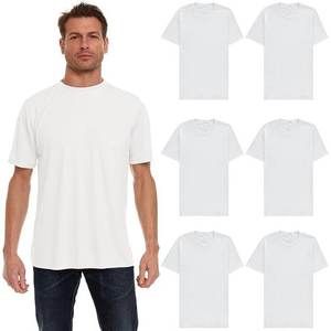 T-shirt personnalisé 100% coton pour hommes Acid Wash Technique Big Tall Short Sleeve Lightweight Tees Pack of Men's Bulk T-Shirts - Product Image 1