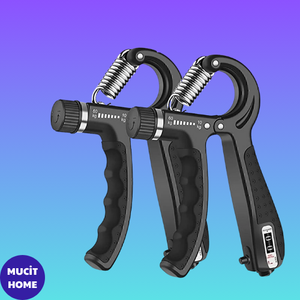 Hand Grip Strengthener 5-60 Kg Adjustable Resistance Black Hand Arm and Wrist <b>Exerciser</b> for Carpal Therapy - Product Image 1