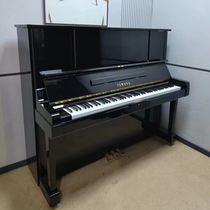 เปียโนยามาฮ่า YUX รุ่นพรีเมียม สีดำ แบบตั้งตรง ผลิตในญี่ปุ่น มือสอง ระบบกลไก รุ่น 3446036 YUX YUX2 YUX3 - Product Image 1