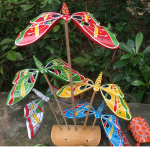 งานฝีมือไม้ไผ่แมลงปอไม้ไผ่, เต่า, ผีเสื้อ, นกพิราบ, V.V - Product Image 5