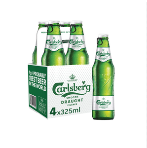 Cerveza Lager Premium Importada Carlsberg Danish Pilsner, Paquete de 24 Latas de 500 ml, para una Experiencia Refrescante - Product Image 1
