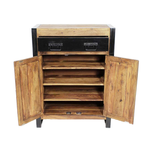 Aparador pequeño de madera de acacia 80 cm Havana - Product Image 3