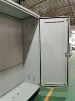 Boîte de panneau de commande d'armoire de distribution d'énergie au sol étanche en acier inoxydable électrique