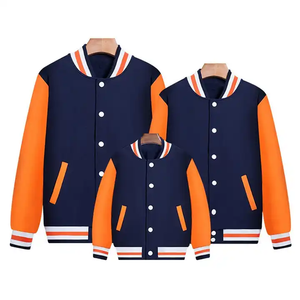 Chaqueta de béisbol universitaria ajustada y personalizada para hombre, nueva chaqueta de lana con letras universitarias a la moda, logotipo personalizado bordado OEM - Product Image 6