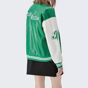 เสื้อแจ็กเก็ตทีมโรงเรียนสำหรับผู้หญิงเสื้อแจ็กเก็ตสำหรับผู้หญิงพิมพ์ลายแบบซับลิเมชันปรับแต่งได้ - Product Image 5