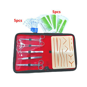 ชุดฝึกหัดเย็บแผลทางการแพทย์ระดับมืออาชีพ เครื่องมือเหล็ก ใช้งานด้วยมือ สำหรับนักศึกษาแพทย์-การฝึกอบรมการผ่าตัดคุณภาพสูง - Product Image 4