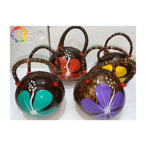 กระเป๋าสะพายทำด้วยมือคุณภาพระดับพรีเมี่ยมพร้อมลูกปัดกะลามะพร้าวและผลิตภัณฑ์จากมะพร้าวธรรมชาติ - Product Image 2