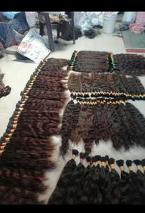 Extensions de cheveux humains bruts non transformés de la meilleure qualité, cheveux Remy droits naturels de temple indien de la meilleure source - Product Image 5