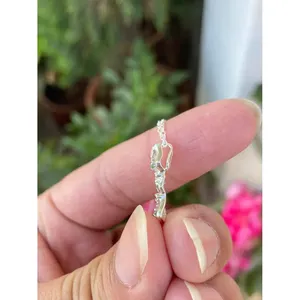 สร้อยคอต้นคริสต์มาสเงินแท้ 925 พร้อมจี้ชุบโรเดียม เครื่องประดับแพลตตินัมและโรสโกลด์ ของขวัญทางศาสนา - Product Image 4