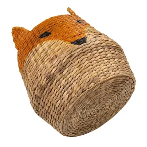 Panier de rangement pour animaux en jacinthe d'eau de haute qualité pour enfants OEM de jouets en osier écologique pour enfants au Vietnam Factory - Product Image 4