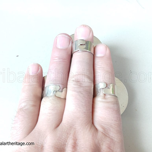 ขายส่งแหวนชนเผ่าเครื่องประดับสไตล์อัฟกานิสถานเงินเยอรมันส่งตรงจากโรงงาน - Product Image 4