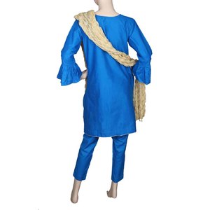Traje de 3 Piezas Bordado para Mujer - Azul Rey - Product Image 4
