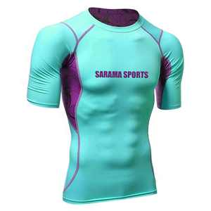 Rashguards de BJJ de Alta Calidad con Estampado Digital Personalizado, Camisetas Rashguard Sublimadas con Estampado Personalizado para Hombre, Ropa de MMA - Product Image 1